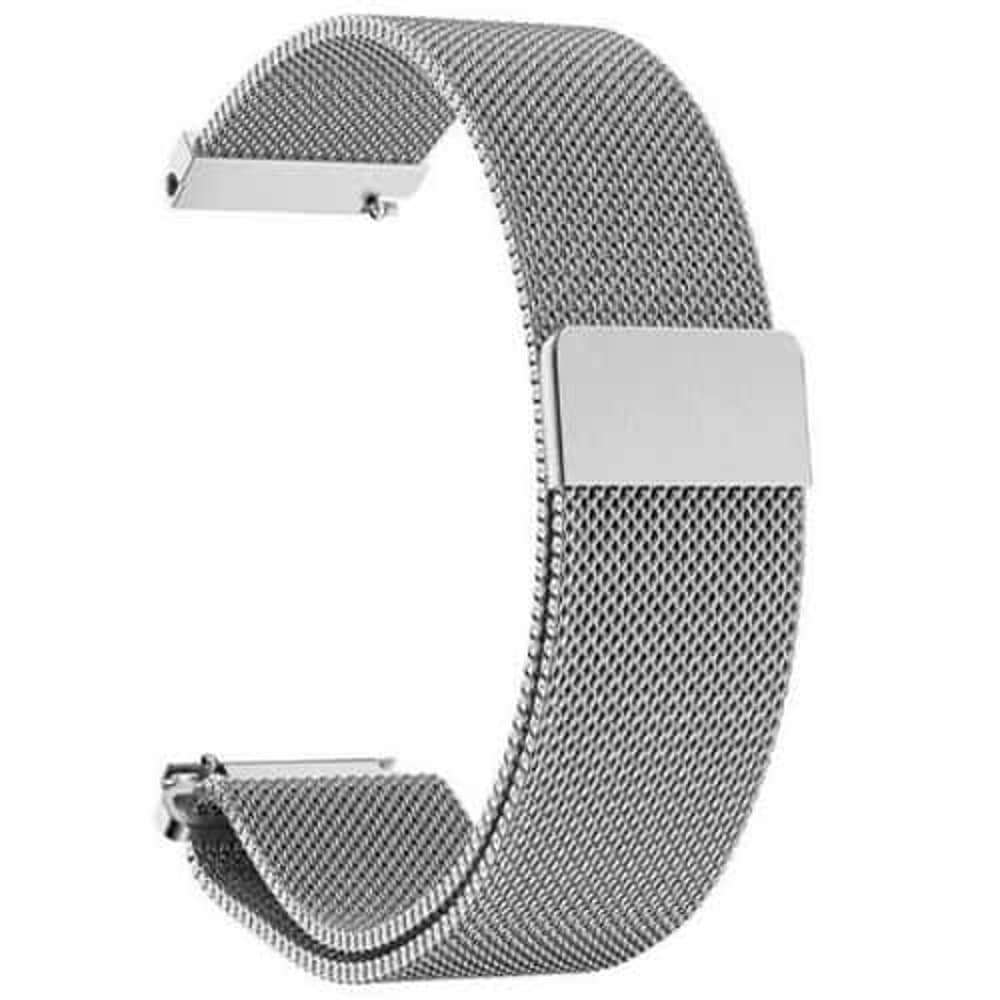 18mm Universal Milanese Band (M/L) - Silver