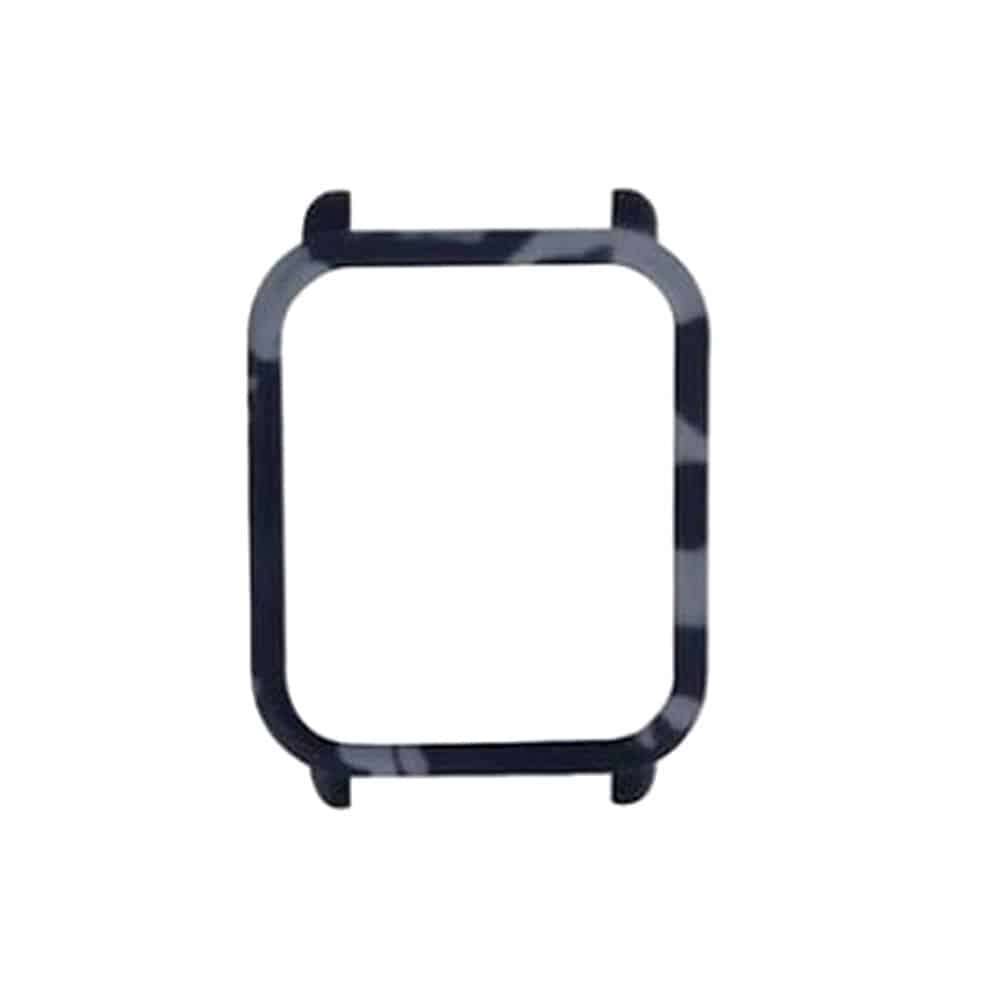 Amazfit BIP/Lite silicone strap + protective case + film - Camo blue