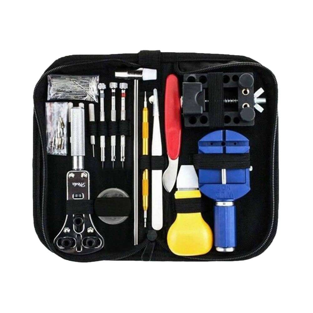 147-Piece Watch Repair Link Remover Toolkit Set Organiser Case