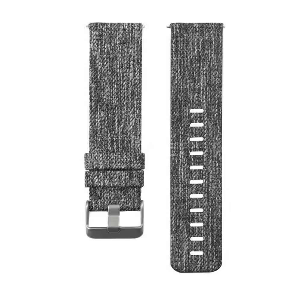 Fitbit Versa/2/Lite/SE replacement nylon strap - Black