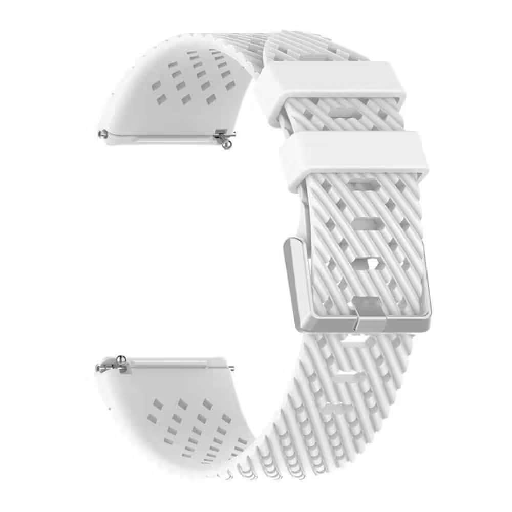 Silicone Strap for Fitbit Versa/ 2 / Lite - White - M-L