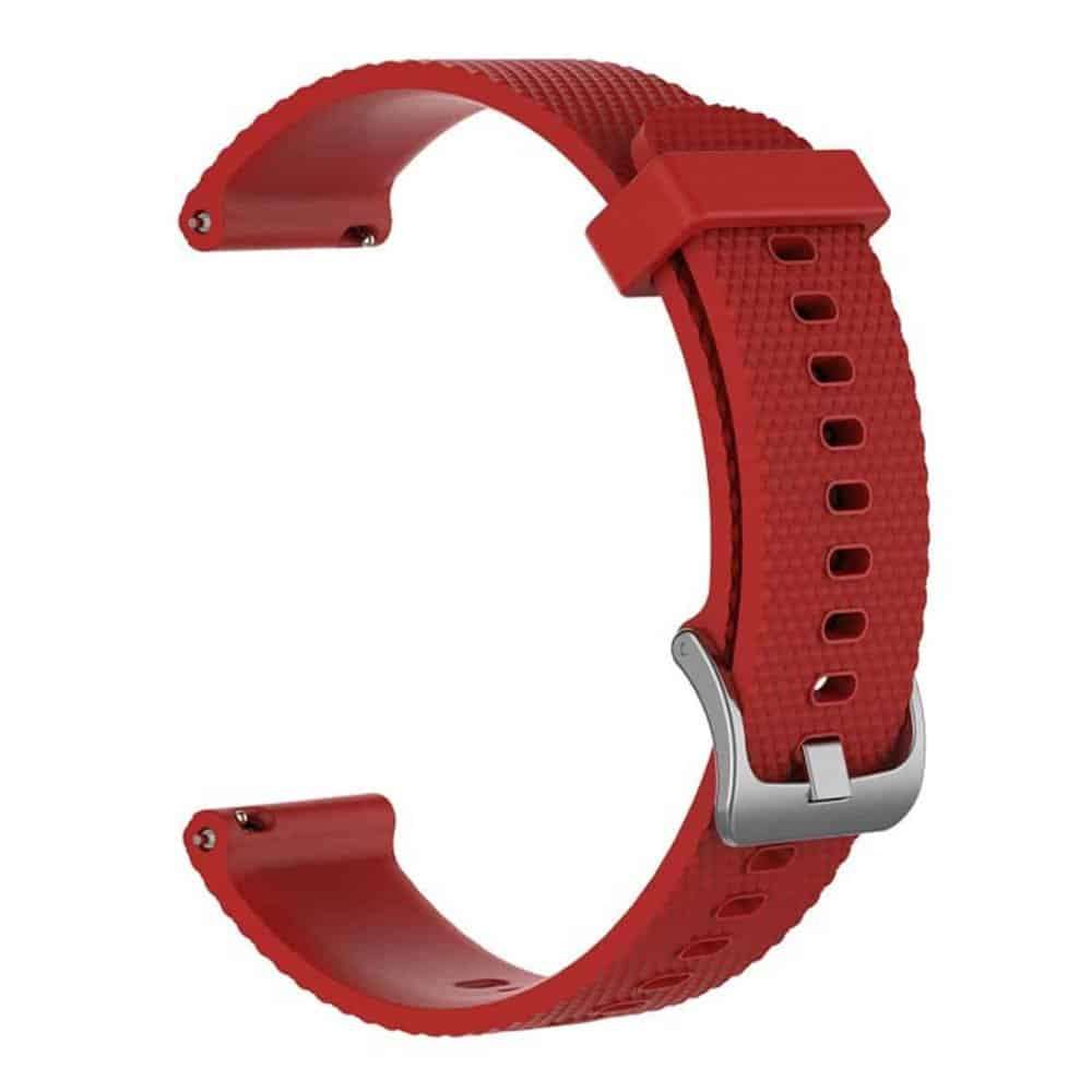 Silicone band for 22mm Garmin Venu 2 (M/L) - Red