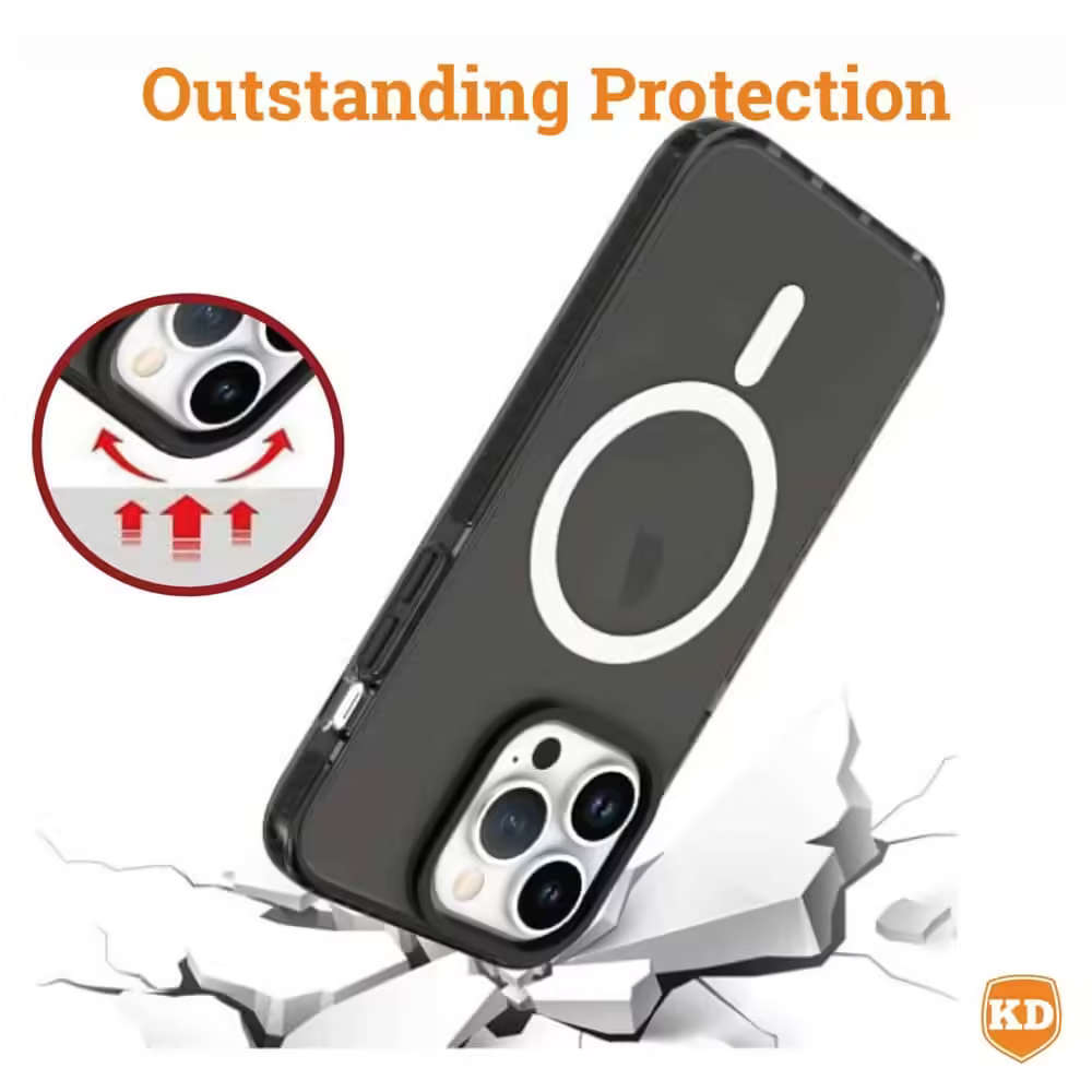 Black MagSafe Magnetic Case Back Cover for iPhone 11 Pro Max