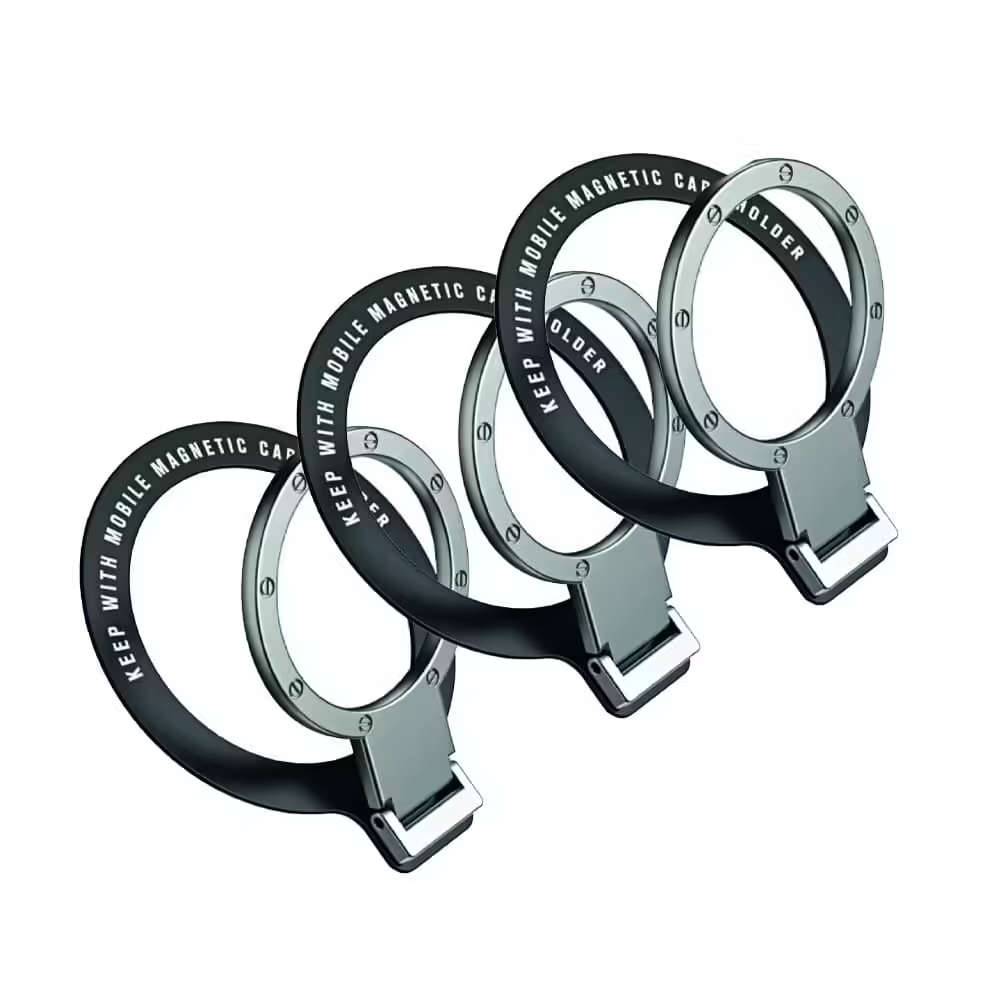 Stick-On Phone Ring Kickstand for iPhone / Samsung - 3 Pack