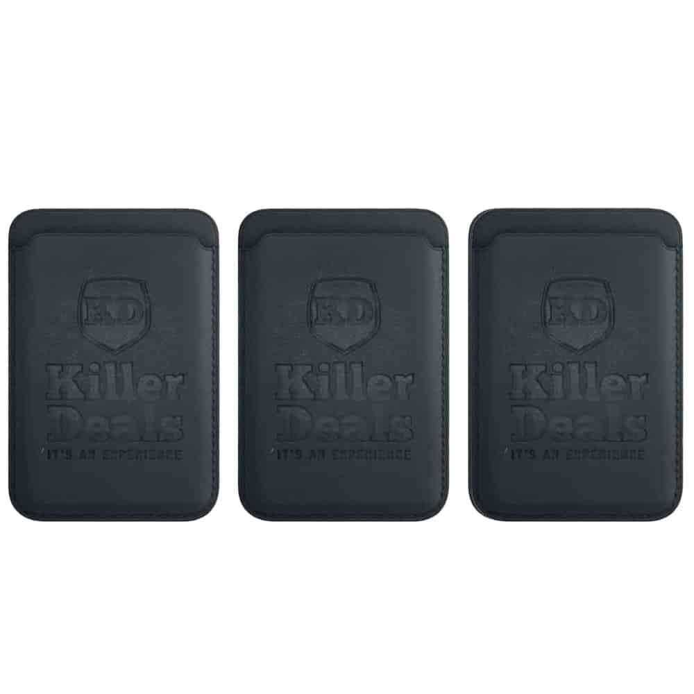 Extra Strength MagSafe RFID Leather Wallet for iPhone/ Samsung x3 Combo