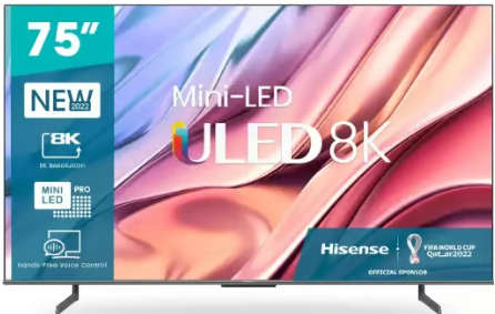 Hisense U80H 75 Inch MiniLED ULED 8K VIDAA Smart