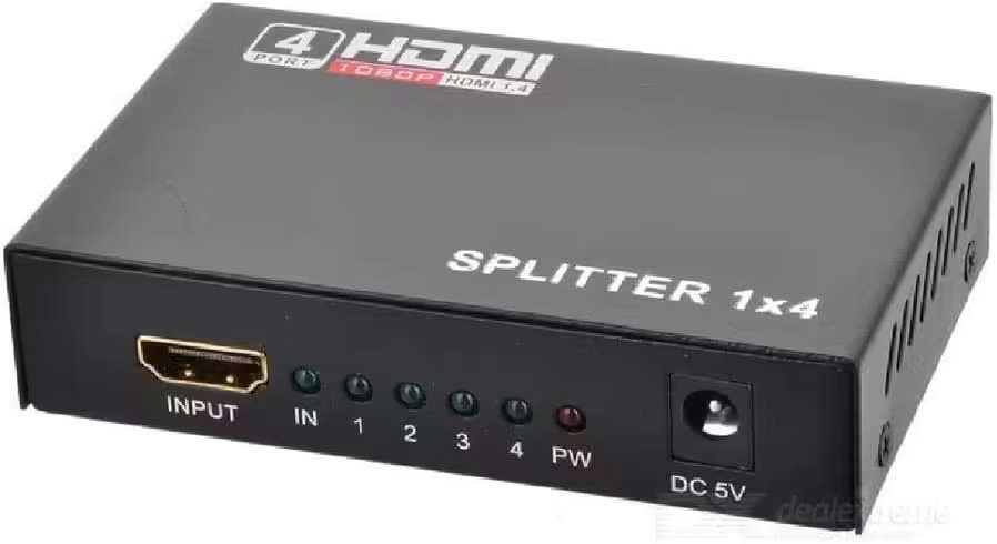 UniQue 4K Ultra HD 4 Port HDTV Splitter