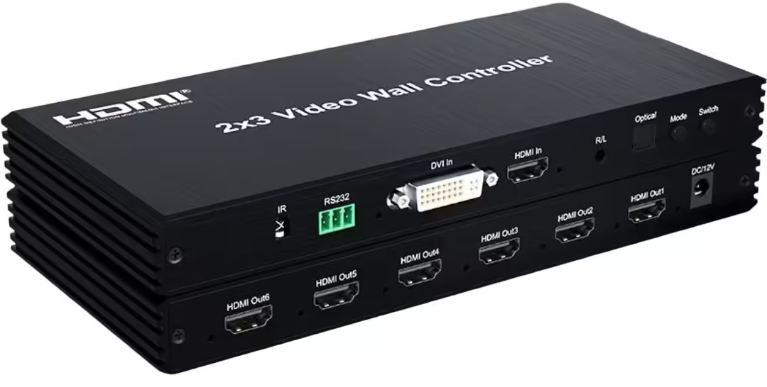 UniQue 2x3 HDMI Video Wall Controller