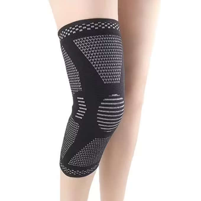Elastic Sports Running Gym Knee Compression Support Sleeve - XL