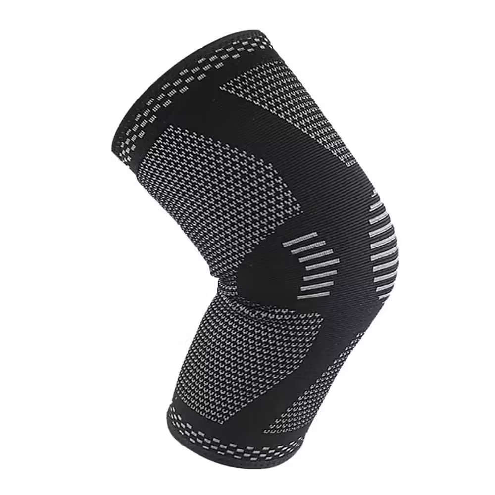 Elastic Sports Running Gym Knee Compression Support Sleeve - XL