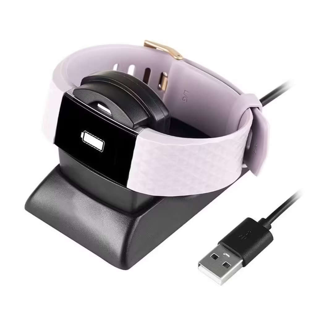 Fast Wireless Charging Dock Station Stand for Fitbit Charge 2