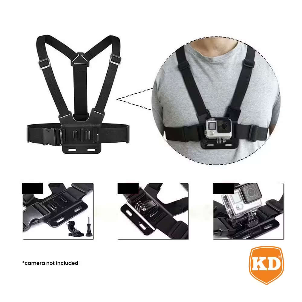 Action Mounts Junior Chest Mount for GoPro Hero 4/ 3+/ 3/ 2/ 1