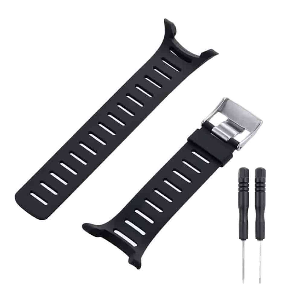 34mm Silicone Strap for Suunto T1/T1C/T3/T3C/T3D/T4C - Black