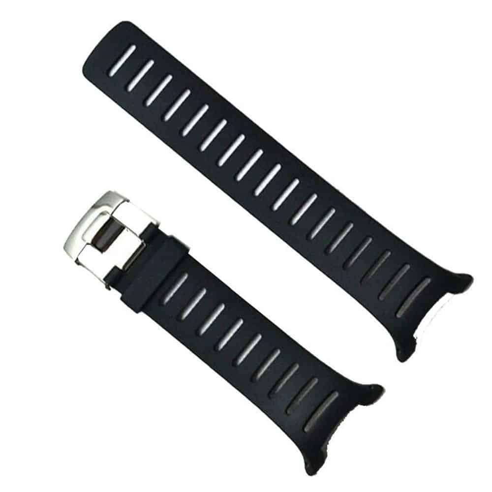 34mm Silicone Strap for Suunto T1/T1C/T3/T3C/T3D/T4C - Black