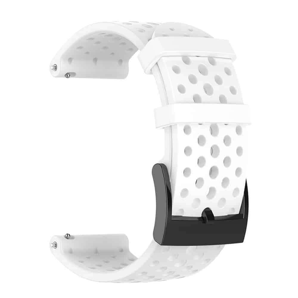 24mm Silicone Strap for Suunto Spartan Sport - White - M-L