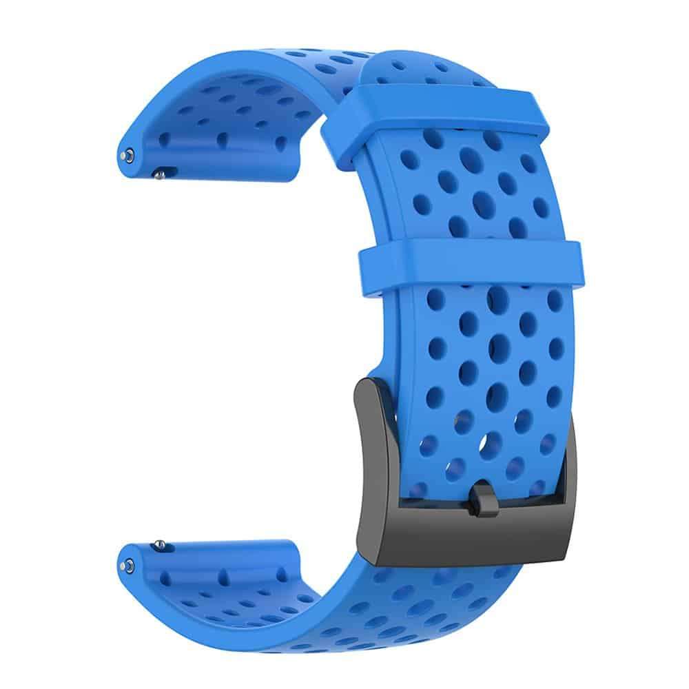 24mm Silicone Strap for Suunto Spartan Sport - Blue - M-L