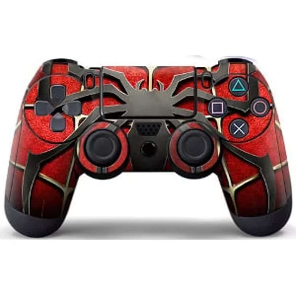 Vinyl Protective Skin Sticker for PS4 Controller - Spiderman