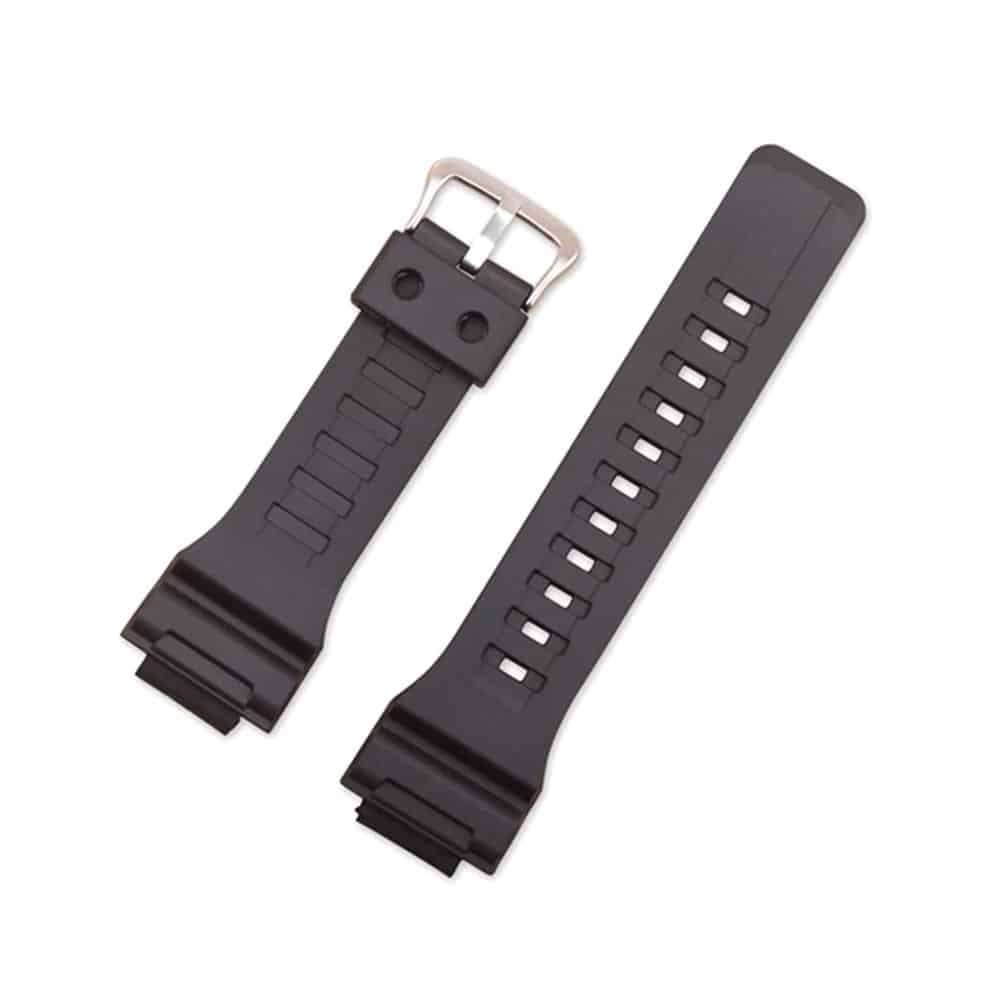 18mm Replacement Silicone Strap for Casio AQ-S810W- Black