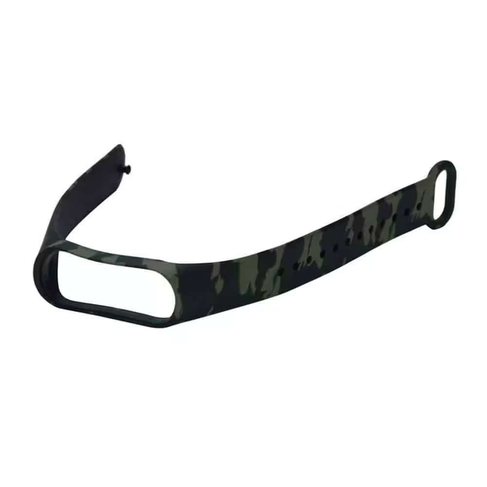 Xiaomi Mi Band 2 replacement silicone strap - Camo green