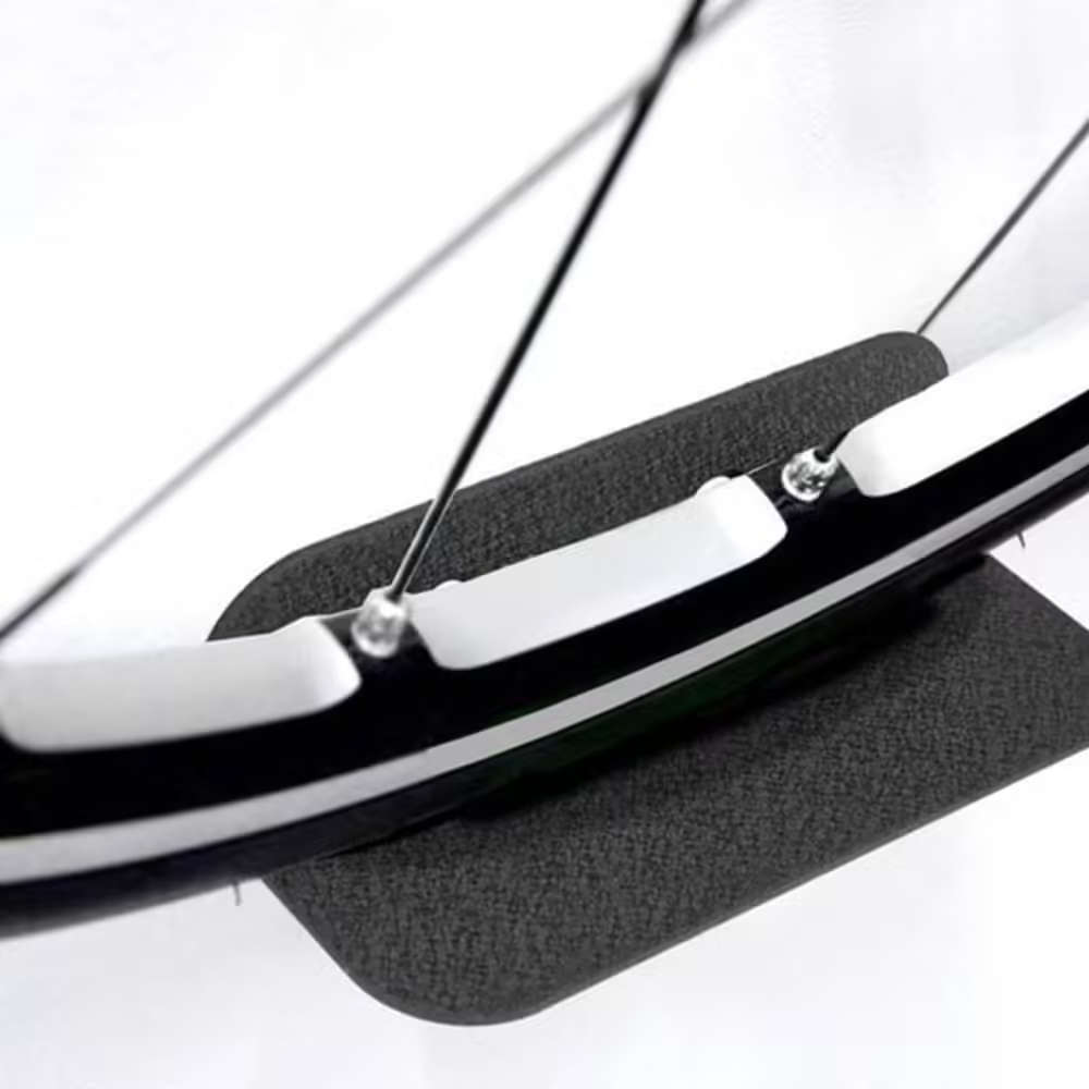 wall mounted bicycle storage tyre hanger racks - (x2)