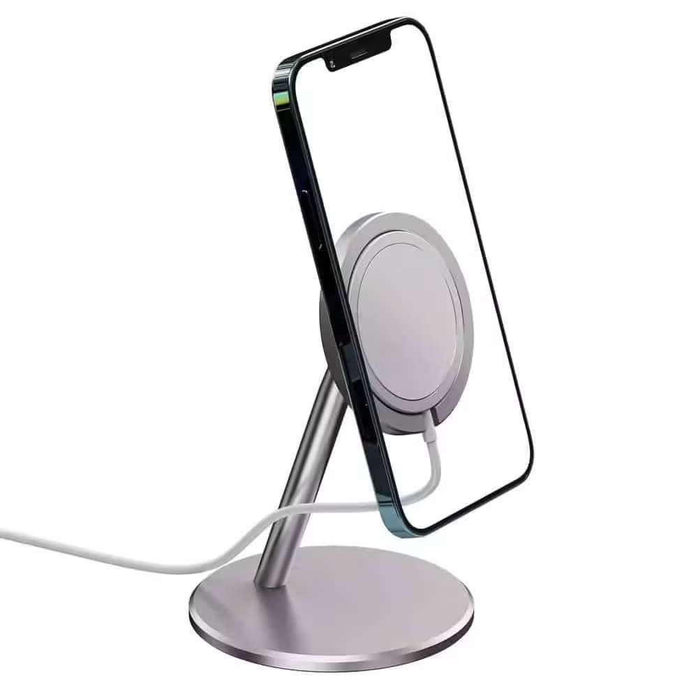 Wireless Magsafe Aluminium Stand Compatible with Apple iPhone