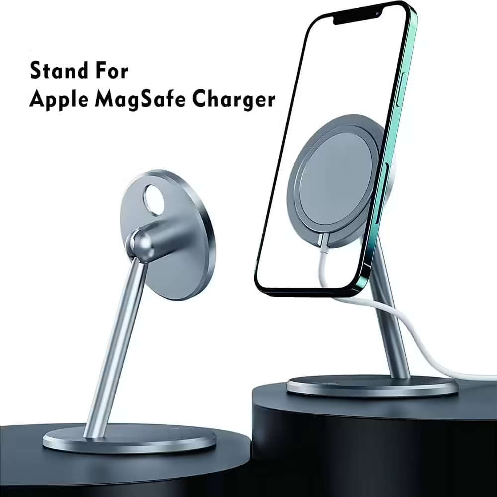 Wireless Magsafe Aluminium Stand Compatible with Apple iPhone
