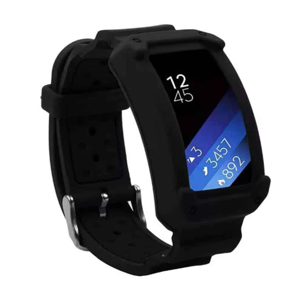 Samsung Gear Fit 2/2 Pro replacement silicone strap - Black
