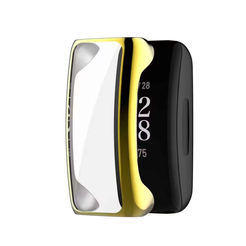 TPU Silicone Protective Case for Fitbit Inspire 2 - Gold