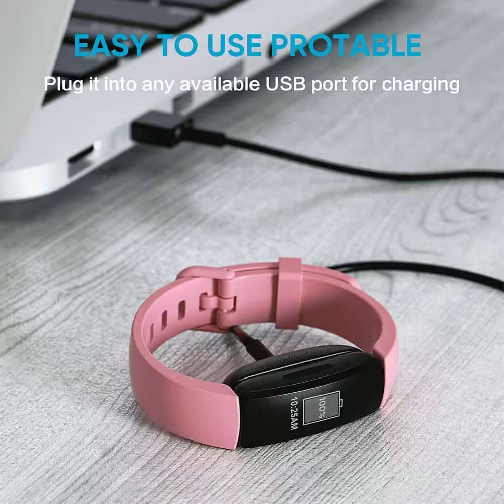 Replacement USB Fast Cradle Clip Charger for Fitbit Inspire 2