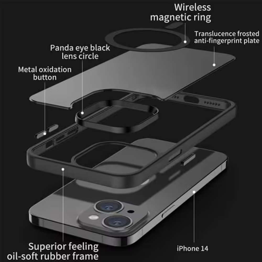 Shockproof MagSafe Protective Back Cover Case for iPhone 13