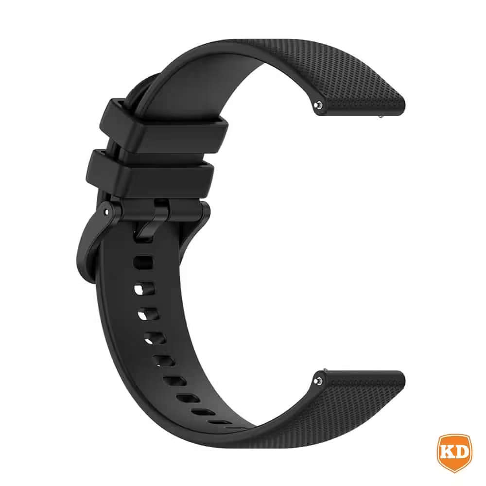 Silicone Strap for Verizon Gizmo Watch 3/ 2/ 1- Black