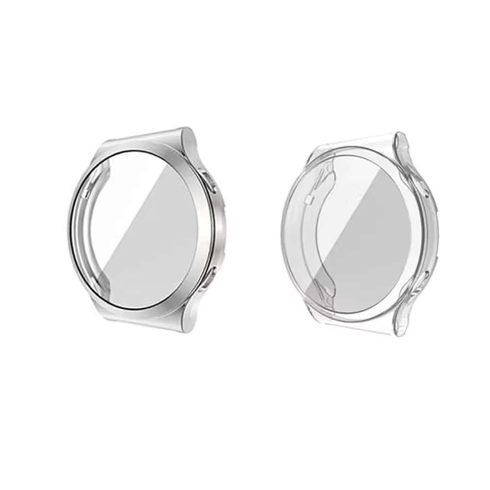 TPU Case for 46mm Huawei Watch GT2 Pro 2 Pack - Silver & Clear