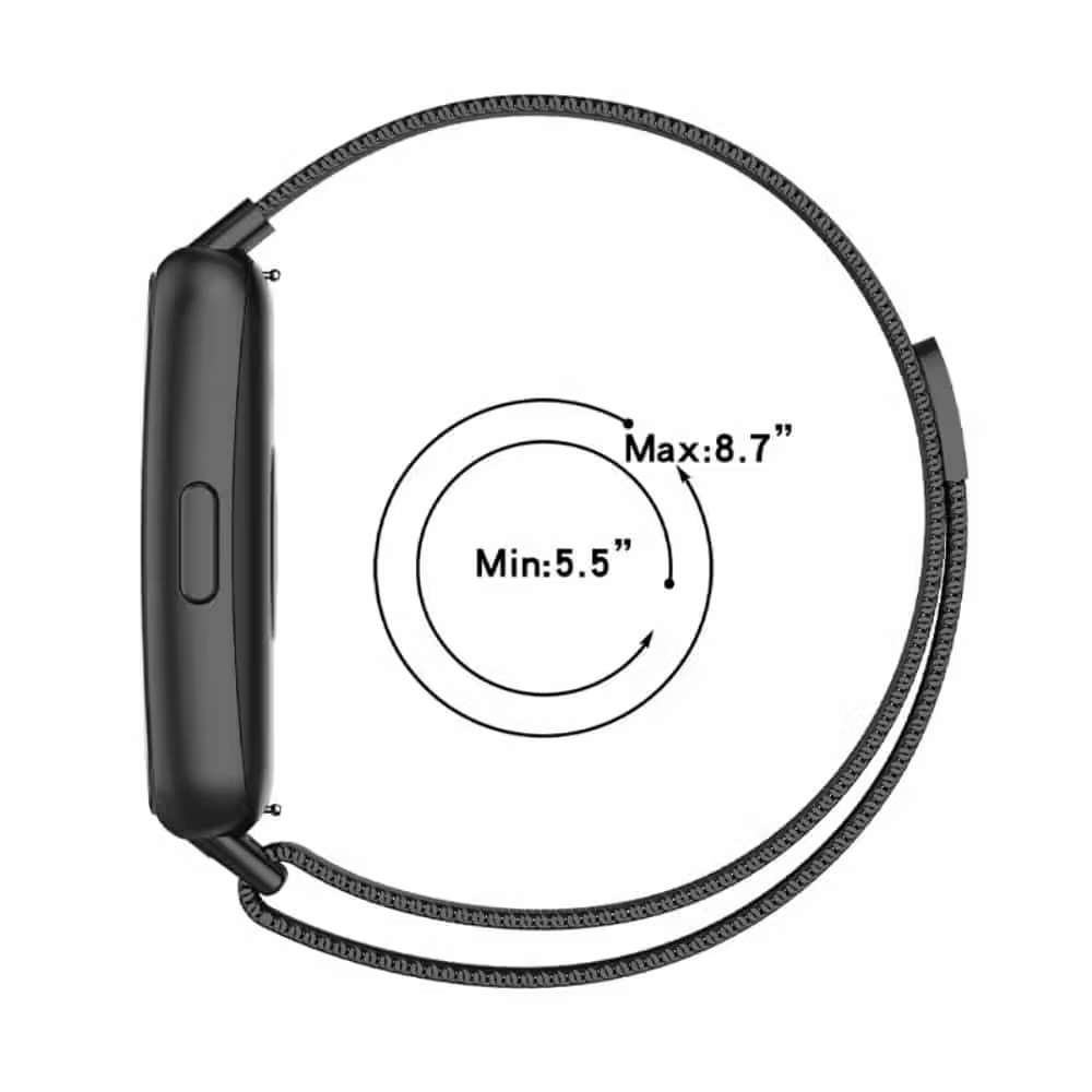 Stainless Steel Meshy Milanese Loop Strap for Huawei Band 7