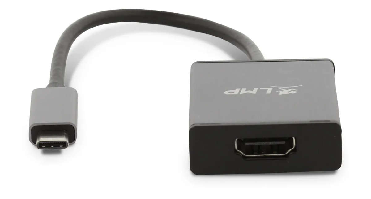 LMP USB-C to HDMI 2.0 Adapter - Grey