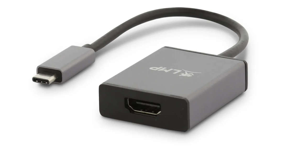 LMP USB-C to HDMI 2.0 Adapter - Grey