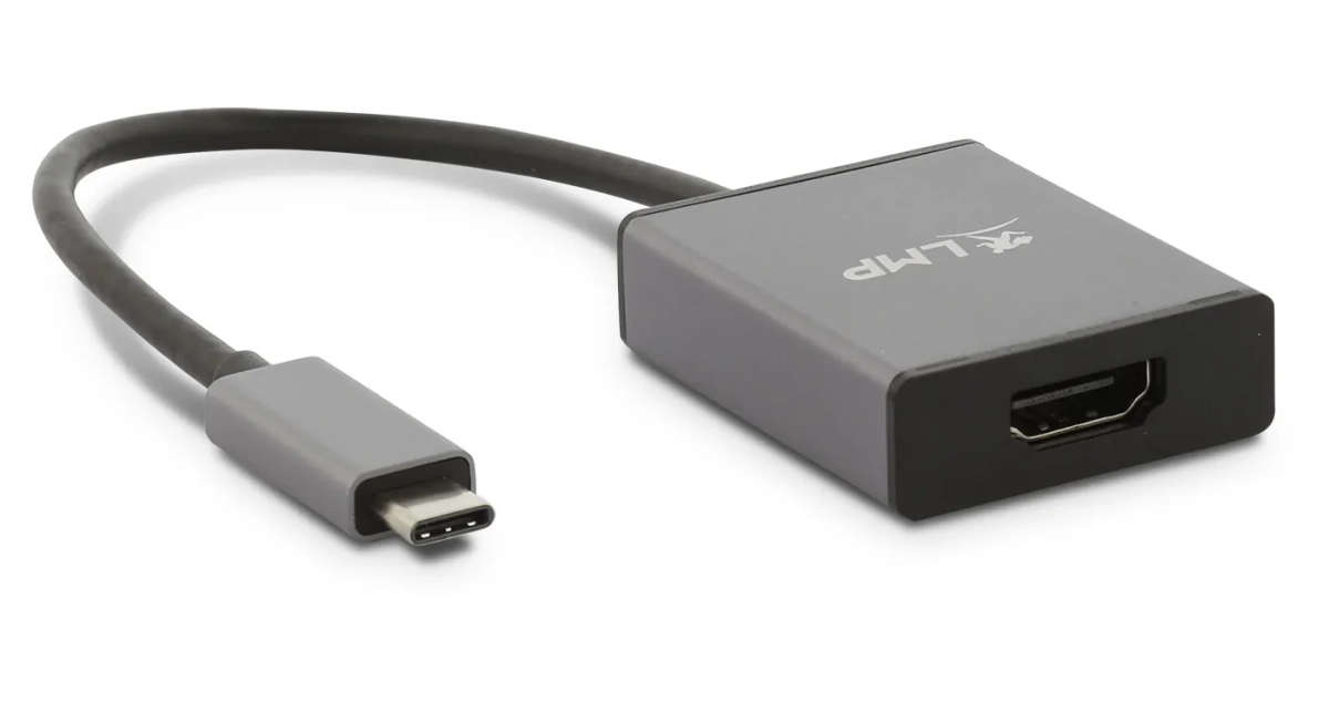 LMP USB-C to HDMI 2.0 Adapter - Grey