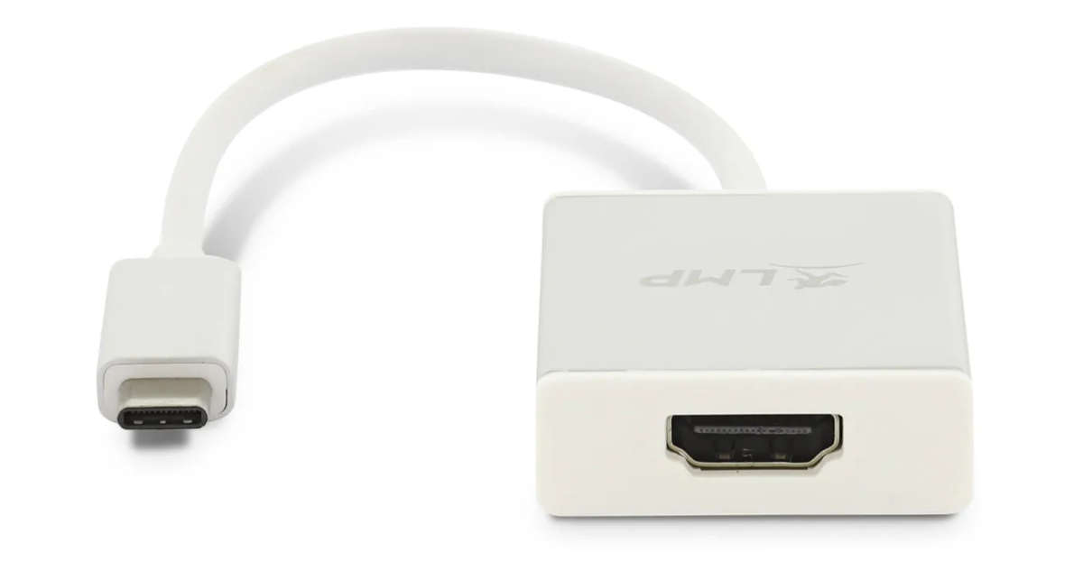 LMP USB-C to HDMI 2.0 Adapter - Silver