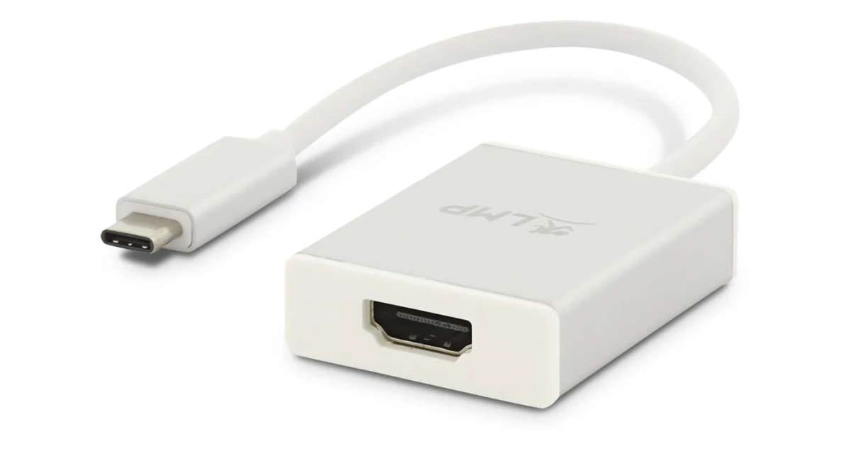 LMP USB-C to HDMI 2.0 Adapter - Silver