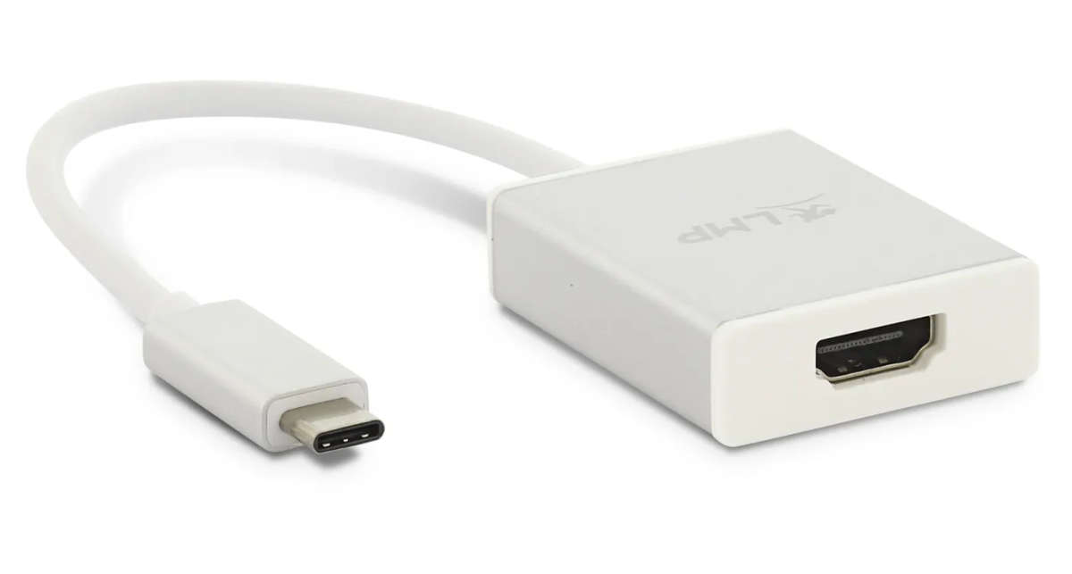 LMP USB-C to HDMI 2.0 Adapter - Silver
