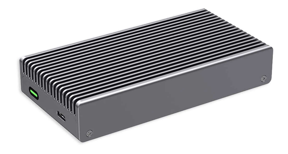 LMP DataFlash USB4 (40G) M.2 NVMe PCIe SSD Enclosure - Space Grey