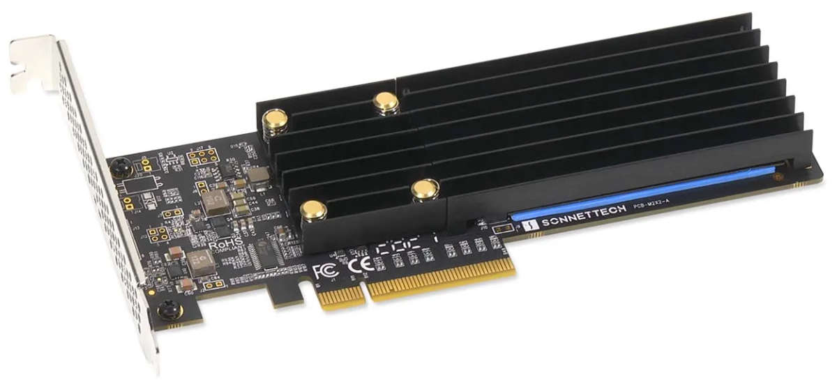 Sonnet M.2 2x4 Low-profile PCIe Card