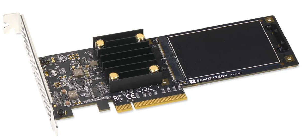 Sonnet M.2 2x4 Low-profile PCIe Card