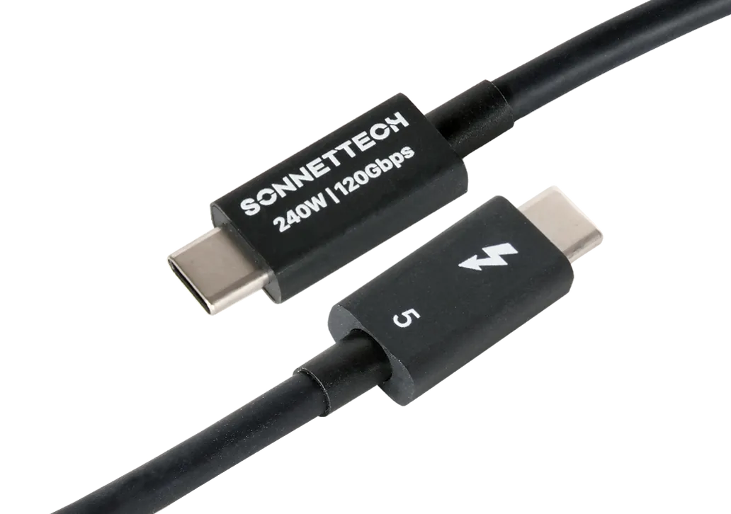 Sonnet Thunderbolt 5 Cable, 0.3m - Black
