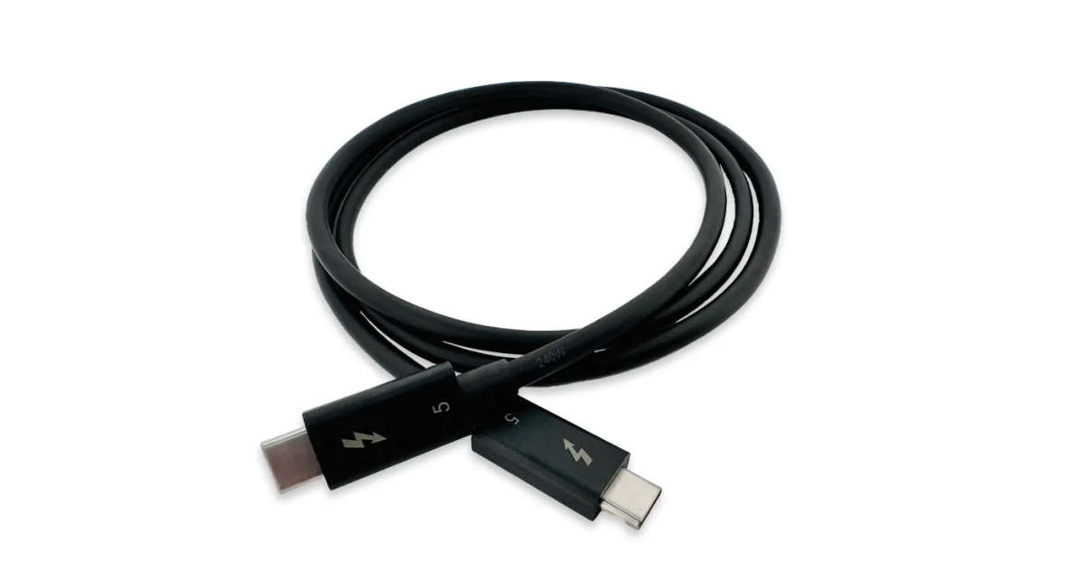 LMP Thunderbolt 5 Cable 0.8m Passive - Black