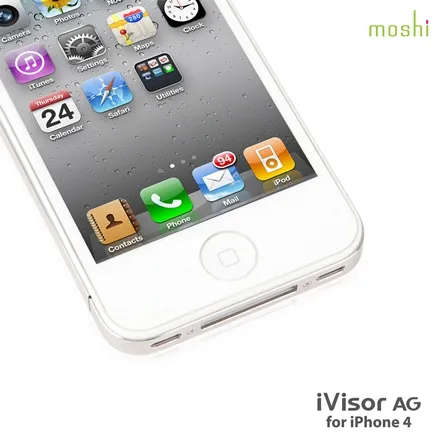 Moshi iVisor AG cover for iPhone 4, 4s - White