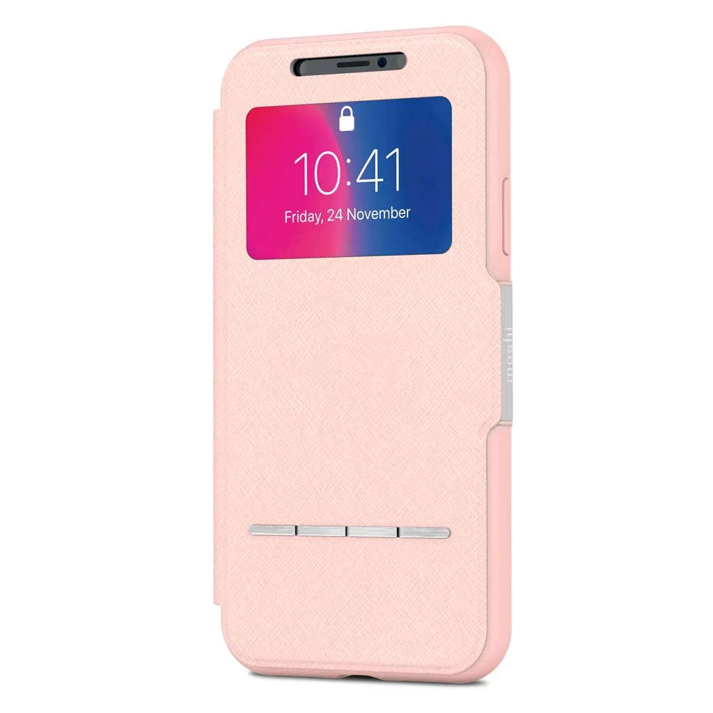 Moshi Sensecover iPhone X - Luna Pink
