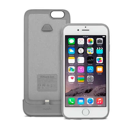 Moshi iGlaze ION Battery Case for iPhone 6/6s (Brushed Titanium)