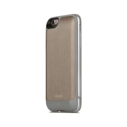 Moshi iGlaze ION Battery Case for iPhone 6/6s (Brushed Titanium)