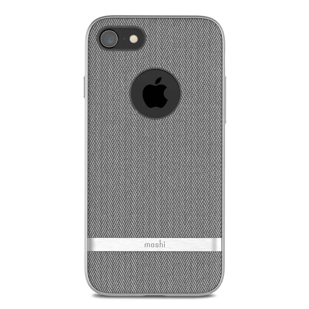 Moshi Vesta cover for  iPhone 8 - Herringbone Gray