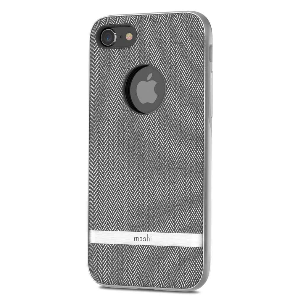 Moshi Vesta cover for  iPhone 8 - Herringbone Gray